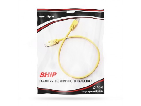 Патч Корд SHIP Cat.5e FTP LSZH RJ-45 0.5 м S4025YL0050-P