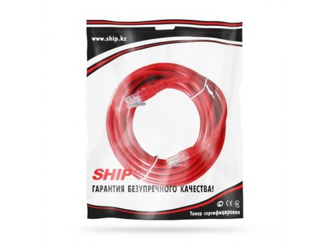 Патч Корд SHIP Cat.5e UTP LSZH RJ-45 10 м S3025RD1000-P