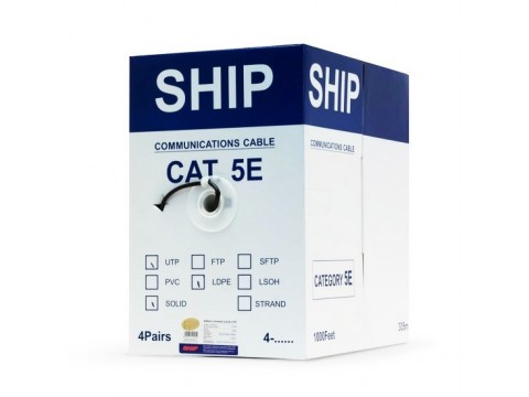 Кабель сетевой SHIP D106-VS Cat.5e UTP 30В PE