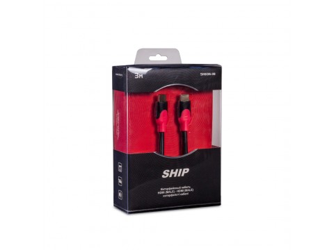 Интерфейсный кабель HDMI-HDMI SHIP SH6016-3B 30В Блистер
