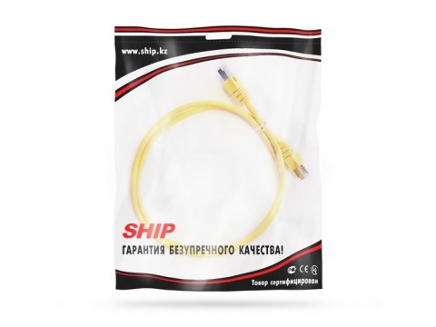 Патч Корд SHIP Cat.5e FTP LSZH RJ-45 1 м S4025YL0100-P