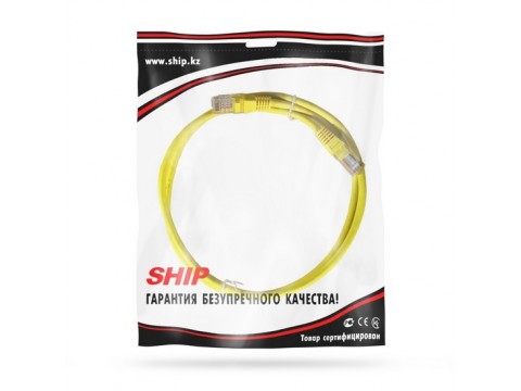 Патч Корд SHIP Cat.5e UTP LSZH RJ-45 0.5 м S3025YL0050-P