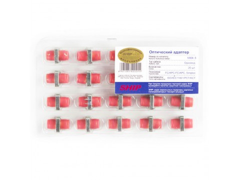 Адаптер SHIP S905-6 FC/UPC-FC/UPC SM Simplex