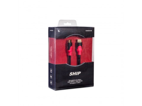 Интерфейсный кабель HDMI-HDMI SHIP SH6016-5B 30В Блистер