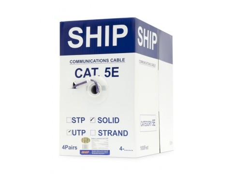 Кабель сетевой SHIP D108 Cat.5e UTP 30В LSZH