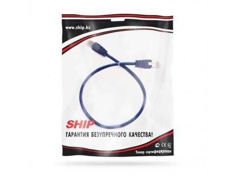 Патч Корд SHIP Cat.5e FTP LSZH RJ-45 0.5 м S4025BL0050-P