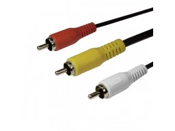 Интерфейсный кабель RCA (тюльпаны аудио-видео-звук) SHIP SH8053-1.5P Пол. пакет