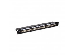 Патч панель SHIP P200-24 / 24 портов / RG 45 / DUAL IDC