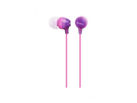 Наушники-вкладыши Sony MDREX15LPV.AE, фиолетовый