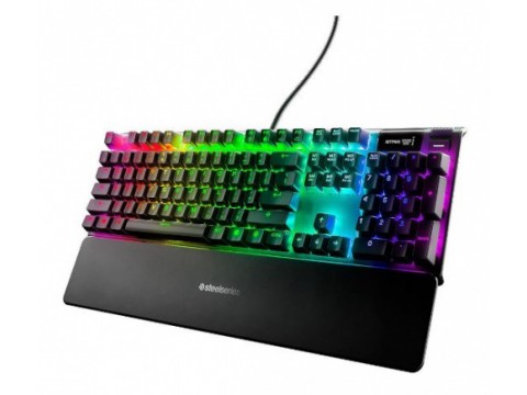 Клавиатура игровая Steelseries Apex 7 (Blue Switch) US 64774 черный