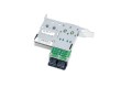 Панель разъемов / AOM-SAS3-8I8E-LP / Low-profile bracket / Not a controller / SFF-8644 (mini SAS HD ext) x2 / SFF-8643 (mini SAS HD) x2