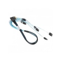 Supermicro SlimSAS x8 STR SFF-8654 to 8xSATA 7-pin, 70CM, 100 Ohm, RoHS