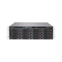 Корпус Supermicro Server Chassis CSE-836BE1C-R1K03B, 3U, MB E-ATX 13.68x13, 16x3.5 hot swap SAS/SATA, SAS3 single-expander backplane, optional 2x2.5 hot-swap drive bay, 1xSlim DVD Optional, 1+1 1000W RPS, 7xFF slots, 5xFan, Rails, Black
