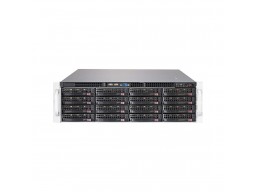 Корпус Supermicro Server Chassis CSE-836BE1C-R1K03B, 3U, MB E-ATX 13.68x13, 16x3.5 hot swap SAS/SATA, SAS3 single-expander backplane, optional 2x2.5 hot-swap drive bay, 1xSlim DVD Optional, 1+1 1000W RPS, 7xFF slots, 5xFan, Rails, Black