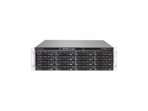 Корпус Supermicro Server Chassis CSE-836BE1C-R1K03B, 3U, MB E-ATX 13.68x13, 16x3.5 hot swap SAS/SATA, SAS3 single-expander backplane, optional 2x2.5 hot-swap drive bay, 1xSlim DVD Optional, 1+1 1000W RPS, 7xFF slots, 5xFan, Rails, Black