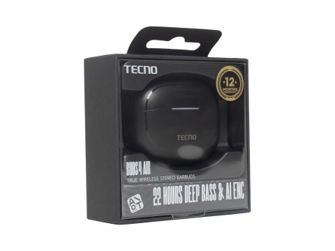 Наушники TECNO Buds 4 Air BD04 Air Black