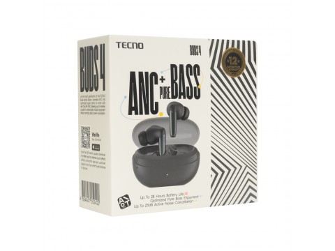 Наушники TECNO Buds 4 BD04 Black
