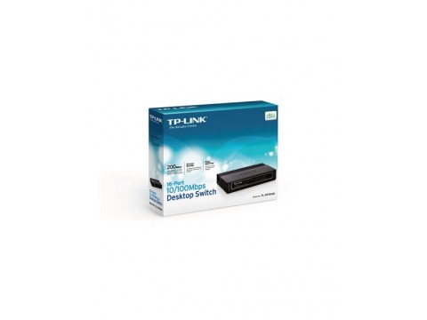 TP-Link TL-SF1016D 16-портовый 10/100 Мбит/с настольный коммутатор