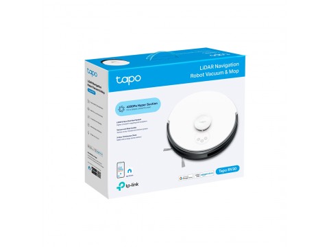 Робот-пылесос TP-Link Tapo RV30 с влажной уборкой и датчиком LiDAR
