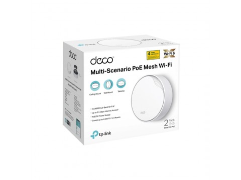 Беспроводная MESH-система Wi-Fi TP-Link Deco X50-PoE(2-pack)