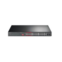 Коммутатор 24-Port Unmanaged 10/100Mbps PoE+ Switch with 2 Gigabit Ports