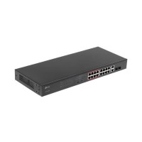 TP-Link TL-SL1218MP Неуправляемый коммутатор PoE+ на 16 портов 10/100 Мбит/с и 2 гигабитных порта