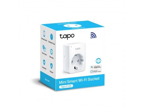 Умная мини Wi-Fi розетка TP-Link Tapo P100(1-pack)
