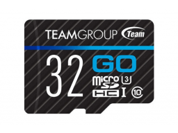 Карта памяти Team Group Go MicroSDHC 32GB U3 TGUSDH32GU302, Read: 90MB/sec; Write: 45MB/sec, No Adapter