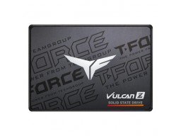 Твердотельный накопитель Team Group T-FORCE VULCAN Z, 256Gb, SATA III, R520Mb/s, W450Mb/s, TLC, T253TZ256G0C101, Retail