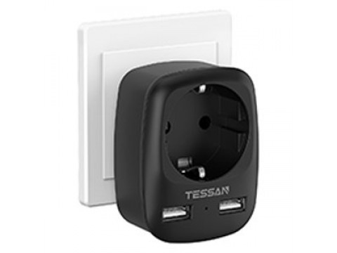 Сетевой фильтр Tessan TS-611-DE черный