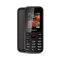 Мобильный телефон teXet ТМ-128 цвет черный-красный