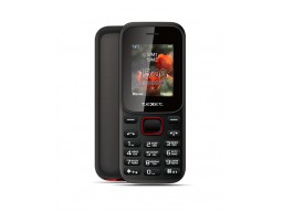 Мобильный телефон teXet ТМ-128 цвет черный-красный