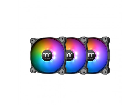 Кулер для компьютерного корпуса Thermaltake Pure Plus 12 RGB TT Premium Edition (3-Fan Pack)