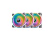 Кулер для компьютерного корпуса Thermaltake Riing Quad 12 RGB White (3-Fan Pack)