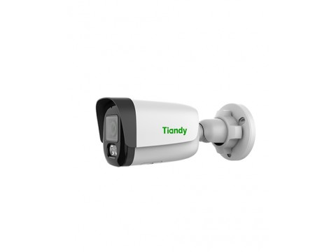 Tiandy 4Мп уличная цилиндрическая IP-камера 4мм, 2 Warm lights 15m, 512Гб слот SD, кнопка reset