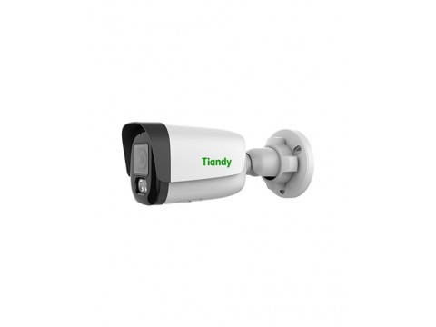 Tiandy 4Мп уличная цилиндрическая IP-камера 4мм ColorMaker, 512Гб слот SD
