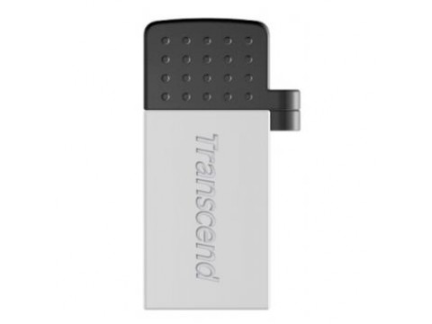 USB Флеш накопитель 16GB 2.0 Transcend TS16GJF380S серебро