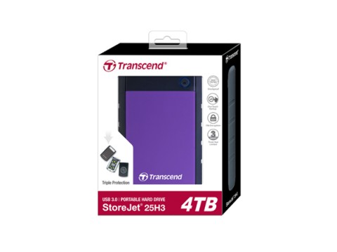 Внешний жесткий диск 2.5 4TB Transcend TS4TSJ25H3P