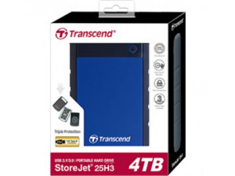 Внешний жесткий диск 2.5 4TB Transcend TS4TSJ25H3B