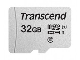 Карта памяти MicroSD 32GB Class 10 U1 Transcend TS32GUSD300S