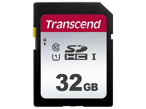 Карта памяти SD 32GB Class 10 U1 Transcend TS32GSDC300S