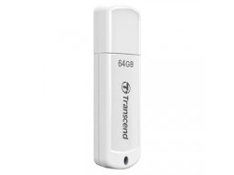 USB Флеш накопитель 64GB 2.0 Transcend TS64GJF370 белый