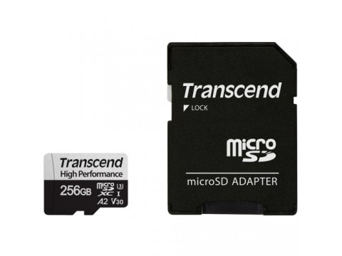 Карта памяти MicroSD 256GB Class 10 U3 Transcend TS256GUSD340S