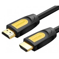 Кабель UGREEN HD101 HDMI Round Cable 1m (Yellow/Black)