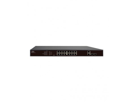 UNV NSW2010-16T2GC-POE-IN 16×100Mbps PoE ports (RJ45)+2×1000Mbps Combo ports