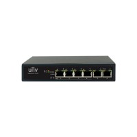 UNV NSW2010-6T-POE-IN 6×100Mbps network ports (RJ45), including 4 PoE ports IEEE802.3,IEEE802.3u,
