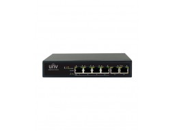 UNV NSW2010-6T-POE-IN 6×100Mbps network ports (RJ45), including 4 PoE ports IEEE802.3,IEEE802.3u,