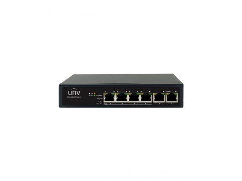 UNV NSW2010-6T-POE-IN 6×100Mbps network ports (RJ45), including 4 PoE ports IEEE802.3,IEEE802.3u,