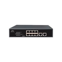 UNV NSW2010-10T-POE-IN 10×100Mbps network ports (RJ45), including 8 PoE ports