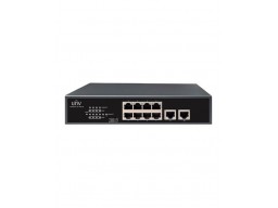 UNV NSW2010-10T-POE-IN 10×100Mbps network ports (RJ45), including 8 PoE ports